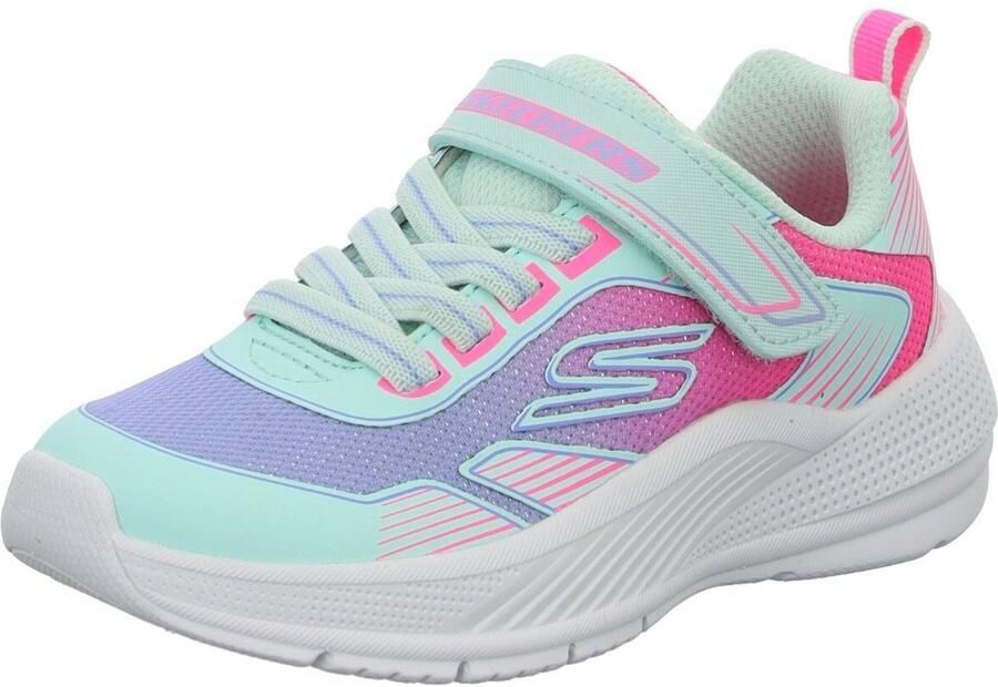 Skechers Kids Microspec Advance-Oasis Point Unisex 303657L AQMT Aqua Multi - Foto 2