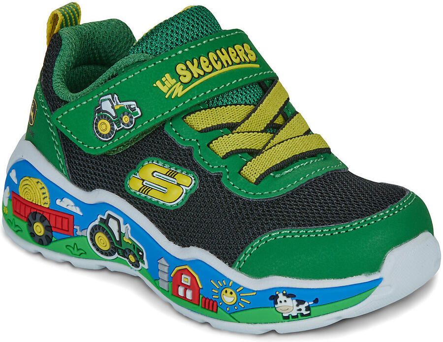 Skechers Play Scene-Barn-Squad Buddies Jongens Sneakers Groen - Foto 7