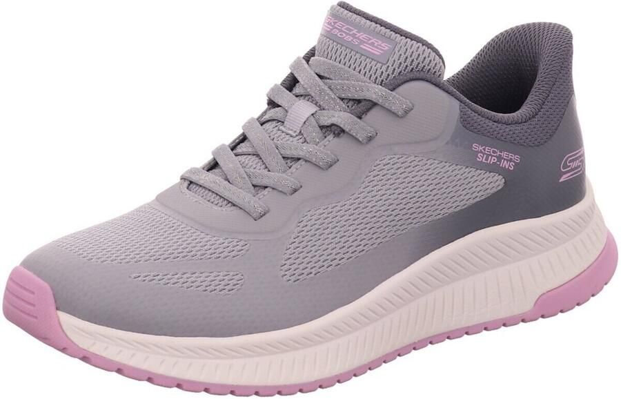 Skechers Slip-Ins Bobs Squad 4 Staple Look Vrouwentrainers Grijs - Foto 3