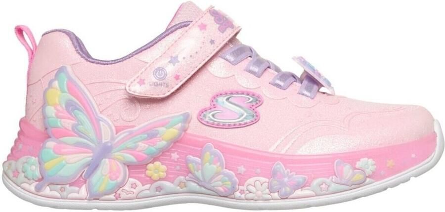 Skechers S-Lights Butterfly Bliss meisjes sneaker Roze - Foto 5