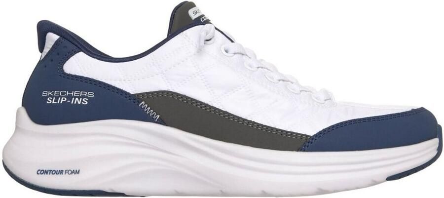 Skechers Slip-ins: Counter Foam dames sneakers blauw wit Extra comfort Memory Foam - Foto 3