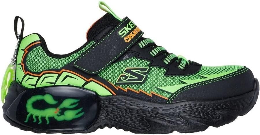Skechers Creature-Crawlers jongens sneakers groen - Foto 2