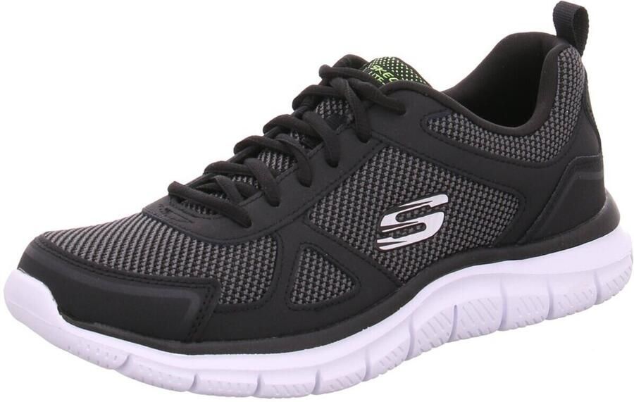 Skechers Track-Bucolo 52630-BKW Mannen Zwart Trainingschoenen Sportschoenen - Foto 6