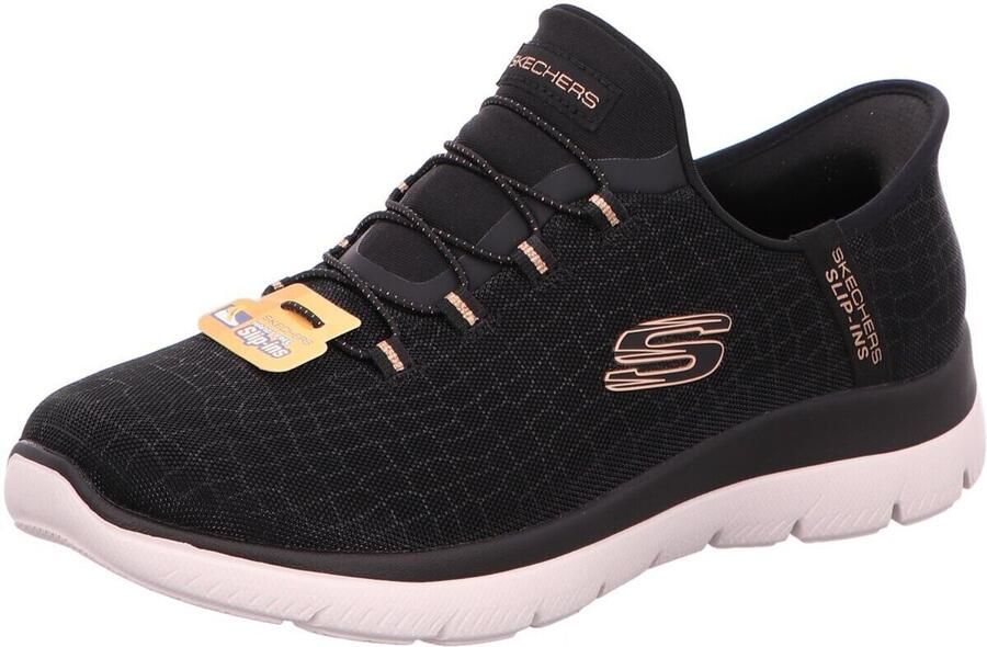 Skechers Buty Damskie SUMMITS CLASSY NIGHT 150128W-BKRG Czarne Slip-Ins - Foto 2