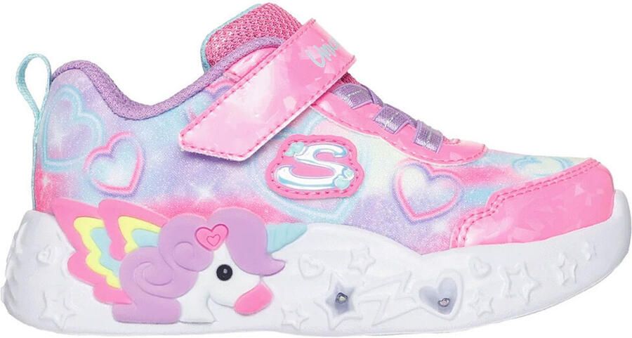 Skechers Unicorn Charmer Lil Heart Sparkles voor Roze Sneakers - Foto 2