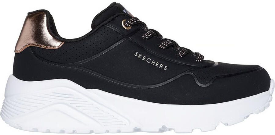 Skechers Uno Lite meisjes sneakers zwart goud Extra comfort Memory Foam - Foto 4