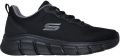 SKECHERS Sneakers laag 'BOBS B FLEX ICY EDGE' grijs zwart - Zwart