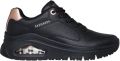 Skechers Sneakers UNO ICON Veterschoen vrijetijdsschoen in comfortabele vorm - Zwart