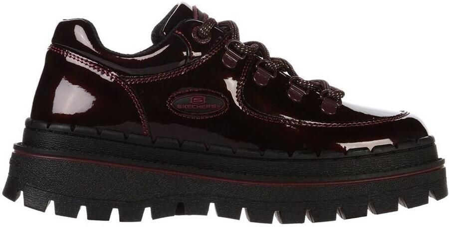 Skechers Jammers Cool Block Veterschoenen Laag Bordeaux
