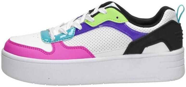 Skechers Court High sneakers wit roze zwart Meisjes Imitatieleer Meerkleurig 30 - Foto 10