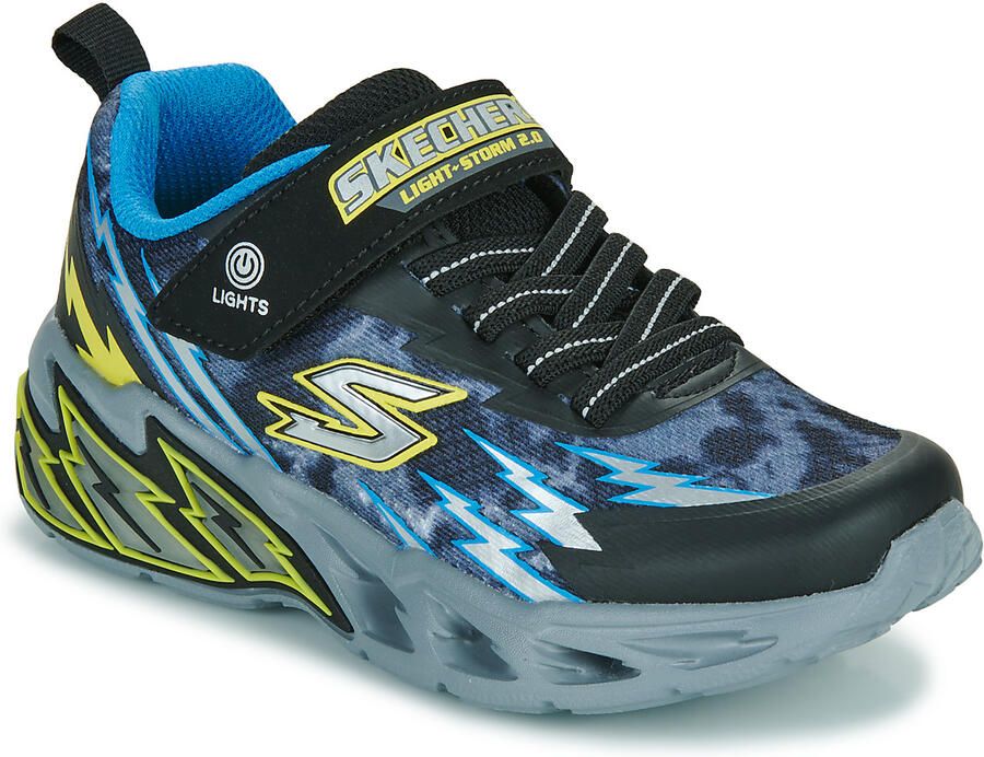 Skechers 400150 Light Storm BKBL Lage sneakers