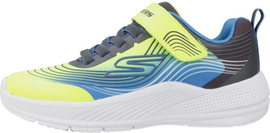 Skechers jongens MICROSPEC ADVANCE sneakers kinderen 403926L YLBL Yellow Blue - Foto 2