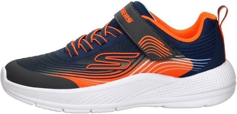Skechers Microspec Advance Klittenband Laag Sneakers Unisex Blauw - Foto 11