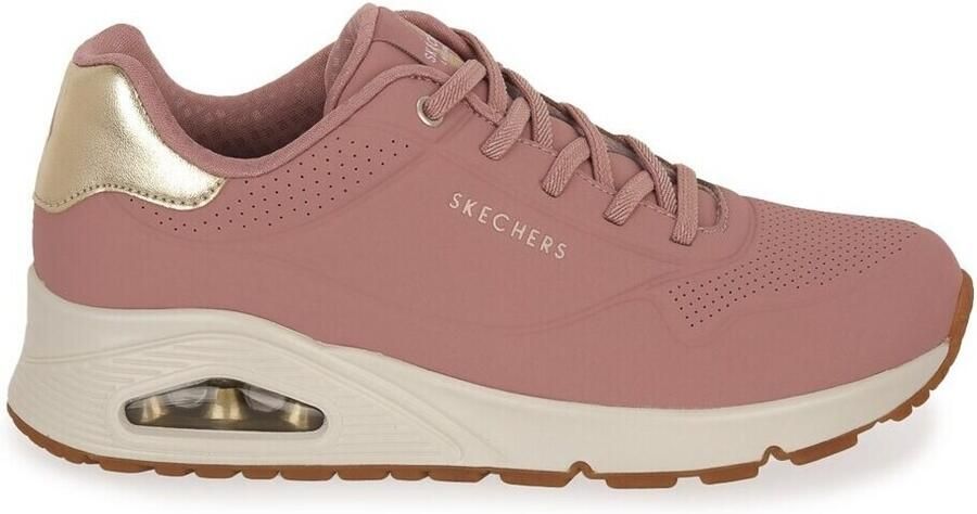 Skechers Skecher Street Uno Shimmer Away damessneaker 15196 ROS roze