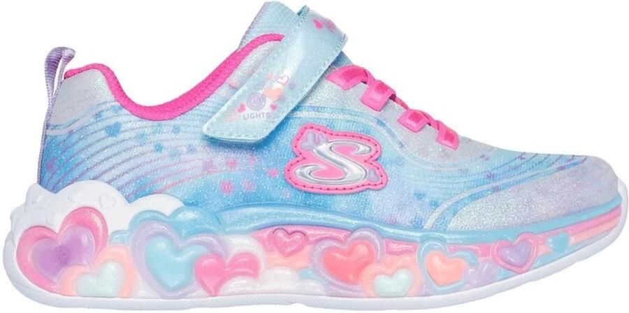 Skechers Eternal Heart Lights Schoenen Zonder Veters Blauw
