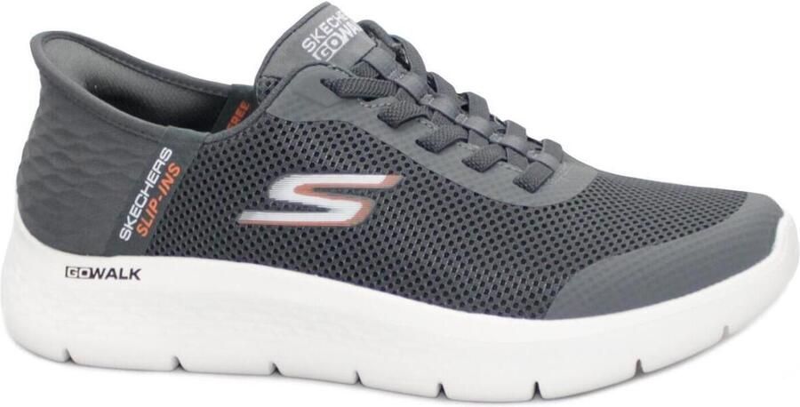 Skechers Go Walk Flex Hands Up Heren Instappers Grijs - Foto 3
