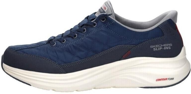 Skechers Heren Cozy Fit Slip-ins Sneakers Contour Foam 232619 NVGY - Foto 13