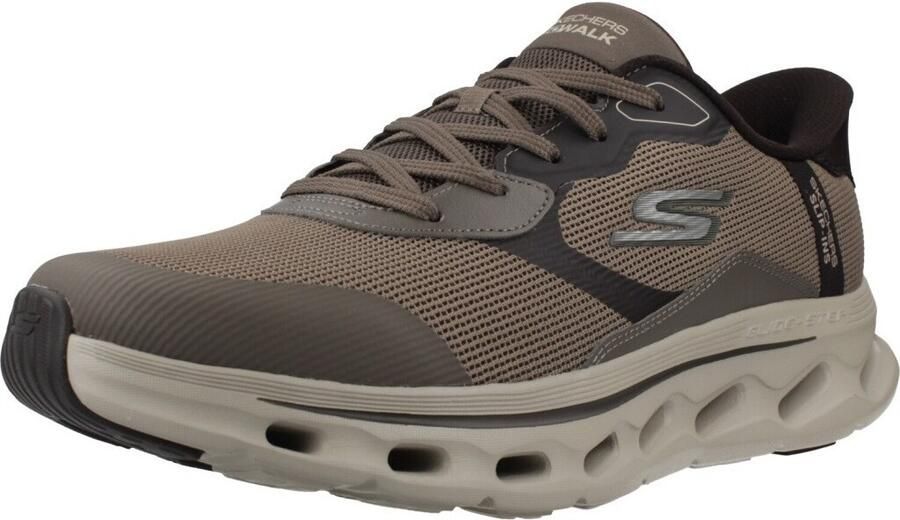 Skechers Go Walk Glide-Step 2.0 Zac Heren Instappers Bruin - Foto 5