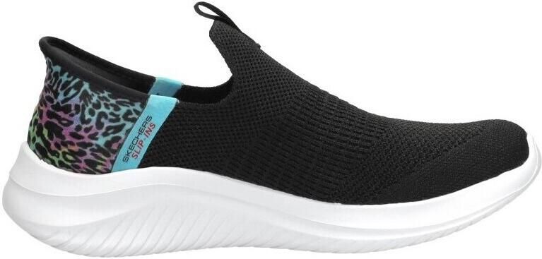 Skechers Ultra Flex 3.0 slip-on sneakers zwart Meisjes Textiel Meerkleurig 33