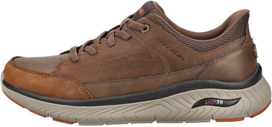Skechers ARCH FIT CROSSER-FELIX Heren Instappers Donkerbruin - Foto 4