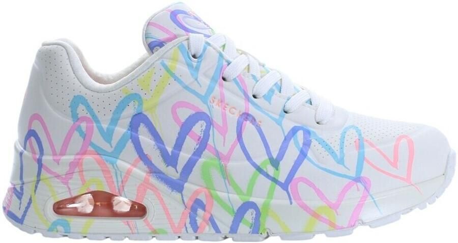 Skechers Street UNO SPREAT THE LOVE Sneakers Dames Meisjes JGoldcrown wit - Foto 7