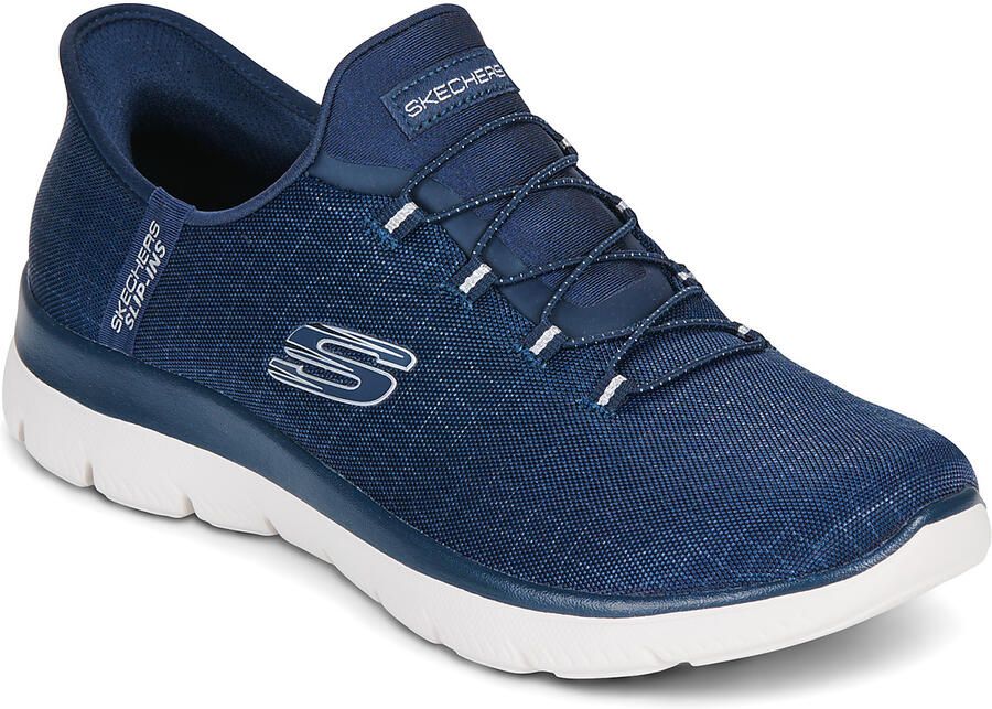 Skechers Slip-on sneakers SUMMITS-CLASSY NIGHT Slippers vrijetijdsschoen met comfortabele hielkussenfunctie - Foto 7