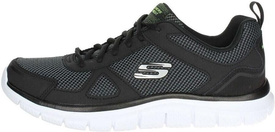 Skechers Track-Bucolo 52630-BKW Mannen Zwart Trainingschoenen Sportschoenen - Foto 7