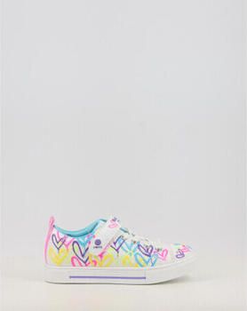 Skechers TWINKLE SPARKS-LOVE MEDLEY Meisjes Sneakers Wit - Foto 2