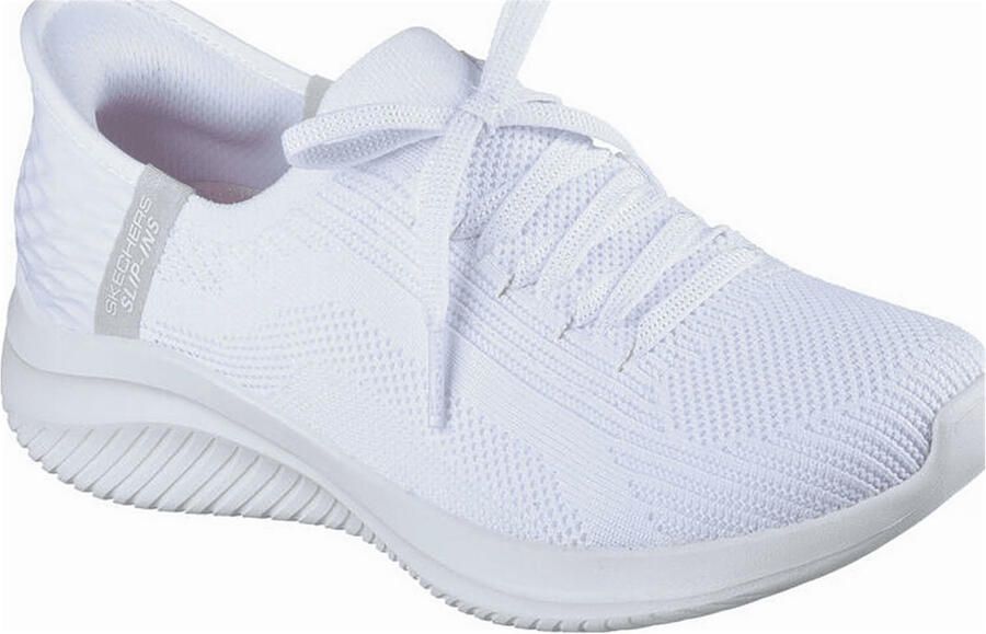 SKECHERS Instappers 'Sportlicher Slipper Damen 149710 WHT Textil in weiß' wit - Foto 12