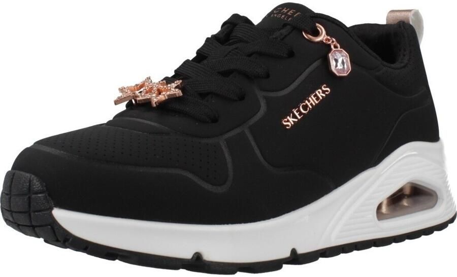 Skechers Uno Gen 1 Trendy Jewels Sneakers Meisjes Zwart - Foto 6