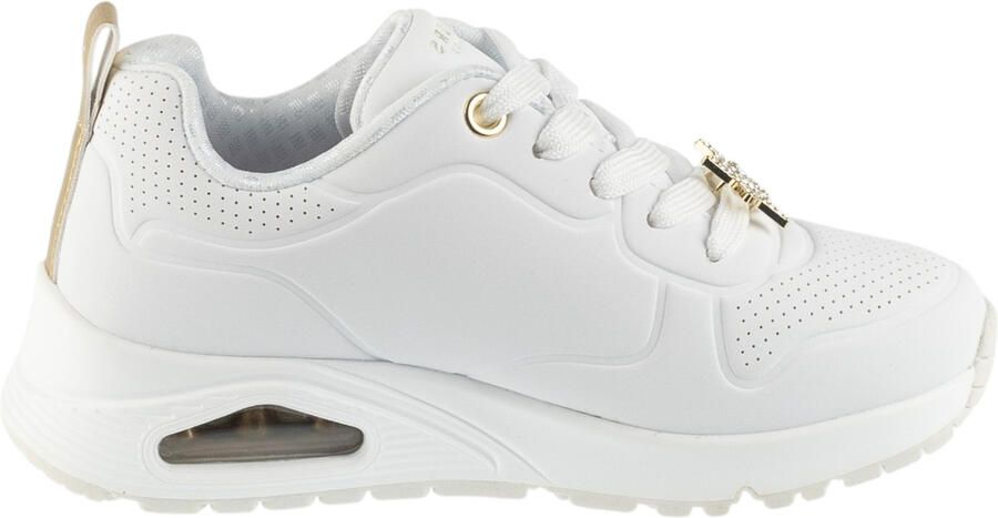 Skechers Uno Gen 1 Trendy Jewels Sneakers Meisjes Wit - Foto 3