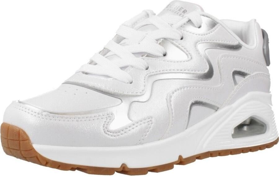Skechers Uno Gen1-Wavy Shimmer Meisjes Sneakers Wit - Foto 2