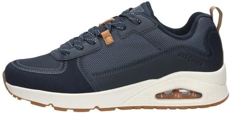 Skechers Uno Layover Sneakers blauw Textiel - Foto 7