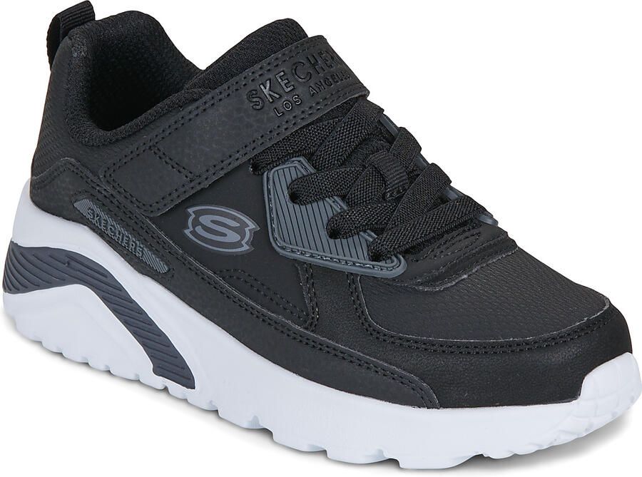 Skechers Uno Lite Revival Edge Sneakers Zwart - Foto 2