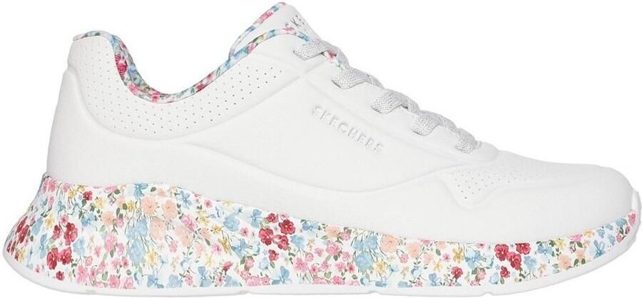 Skechers Dames UNO Lite Subtle Prints Sneakers 177293 WMLT Wit - Foto 2