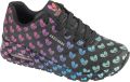 Skechers Lage Sneakers Uno Live Colorfully - Zwart