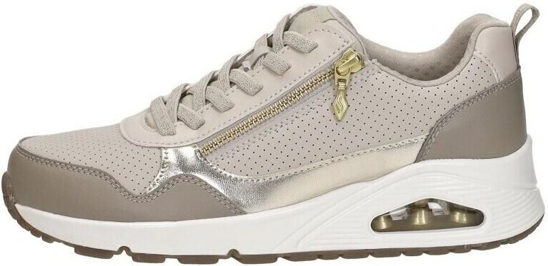 Skechers UNO- METALLIC SLIDERS Dames Sneakers Taupe - Foto 18