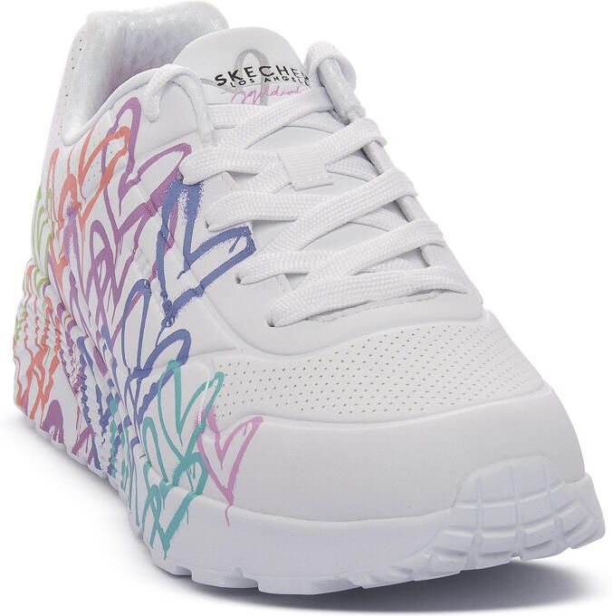 Skechers UNO LITE-METALLIC JOY Meisjes Sneakers Wit - Foto 4