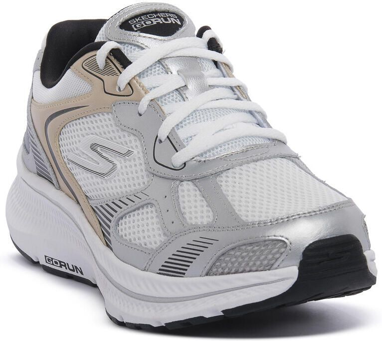 Skechers Go Run Consistent 2.0 Volt Dames Veterschoenen Zilver - Foto 4