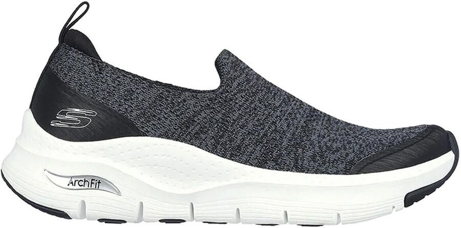 Skechers Comfortabele Slip-On Arch Fit Sneaker Black Dames