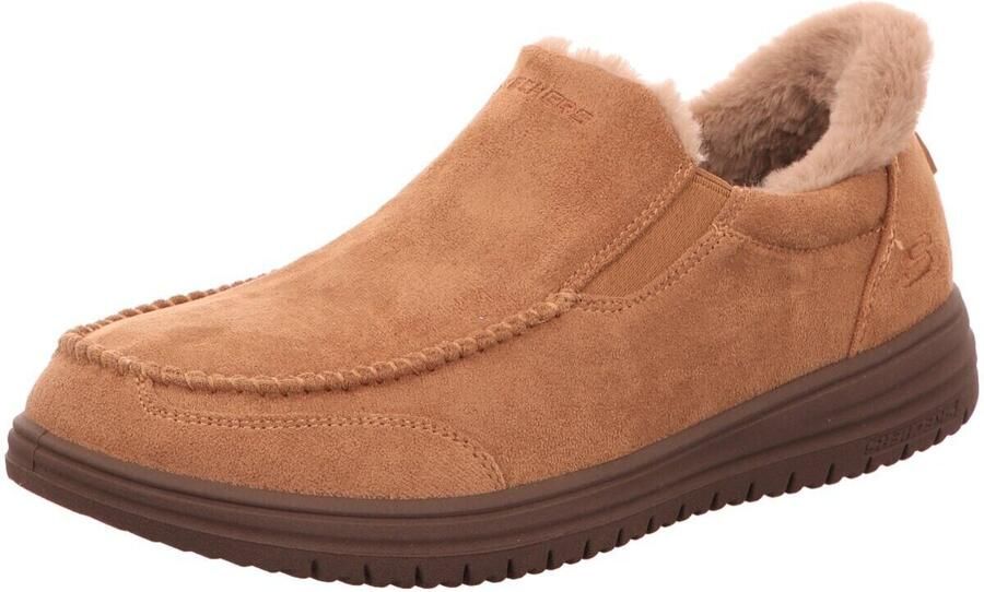 Skechers Slip-Ins Murette Scofield Heren Pantoffel 205606 TAN Lichtbruin - Foto 17