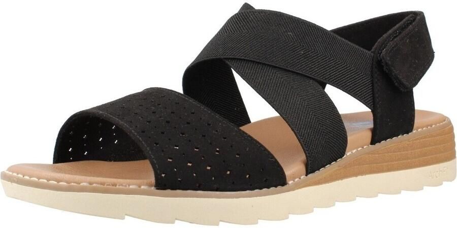 Skechers Sandalen Arch Fit Oasis-B Perf 113890 BLK Zwart - Foto 3