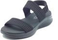Skechers Platte sandalen 164090 - Zwart