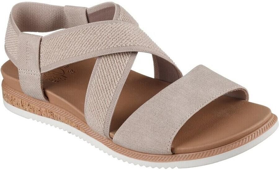 Skechers Bobs Desert Kiss Low Sandalen Plat Beige - Foto 8