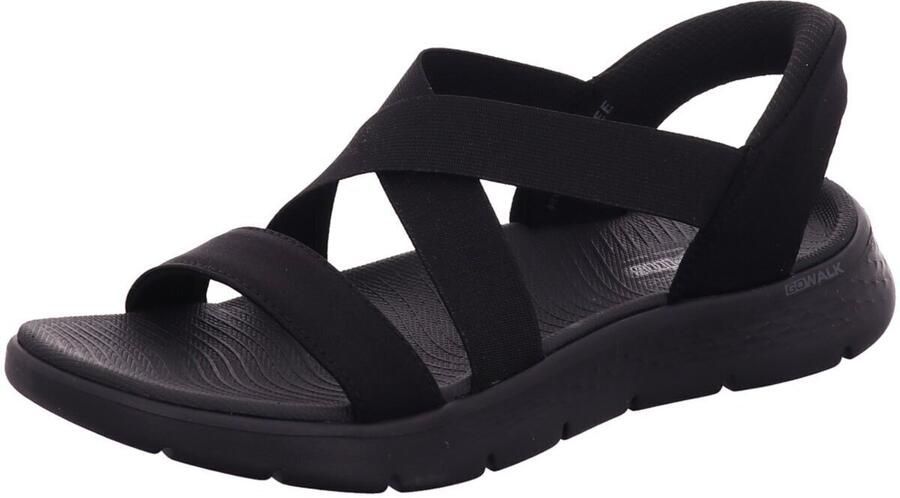 Skechers Slip-Ins Go Walk Flex Sandaal Glimmer Up Damessandaal Zwart - Foto 3
