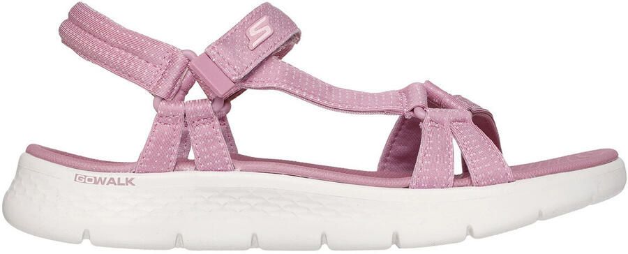 Skechers Sandalen GO WALK FLEX SANDAL-SUBLIME-X zomerschoen sandaal klittenbandschoen met goga mat voetbed - Foto 4