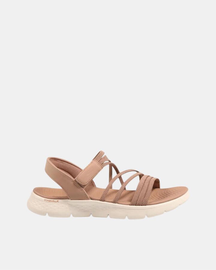 Skechers Go Walk Flex Sandalen cognac Textiel - Foto 8