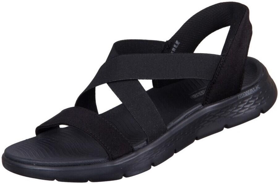 Skechers Slip-Ins Go Walk Flex Sandaal Glimmer Up Damessandaal Zwart - Foto 4