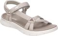 Skechers Sandalen GO WALK FLEX SANDAL-SUBLIME-X zomerschoen sandaal klittenbandschoen met goga mat voetbed - Bruin