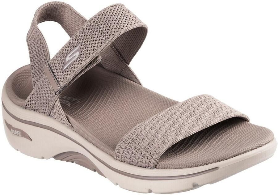 Skechers Sandalen met sleehak Go Walk Arch Fit 2.0 - Foto 2